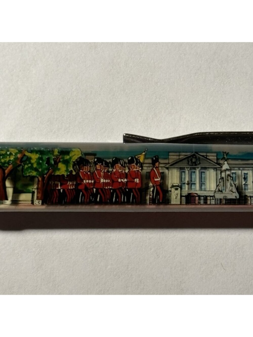 Buckingham Palace London England Floaty Pen Royal Guards Move by Gate Britain